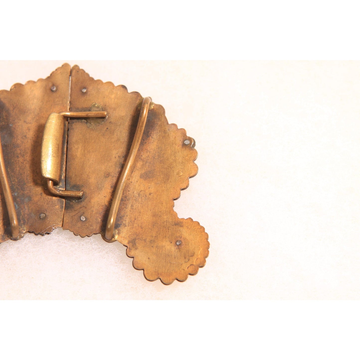 Antique 1800s Victorian Metal Belt Buckle