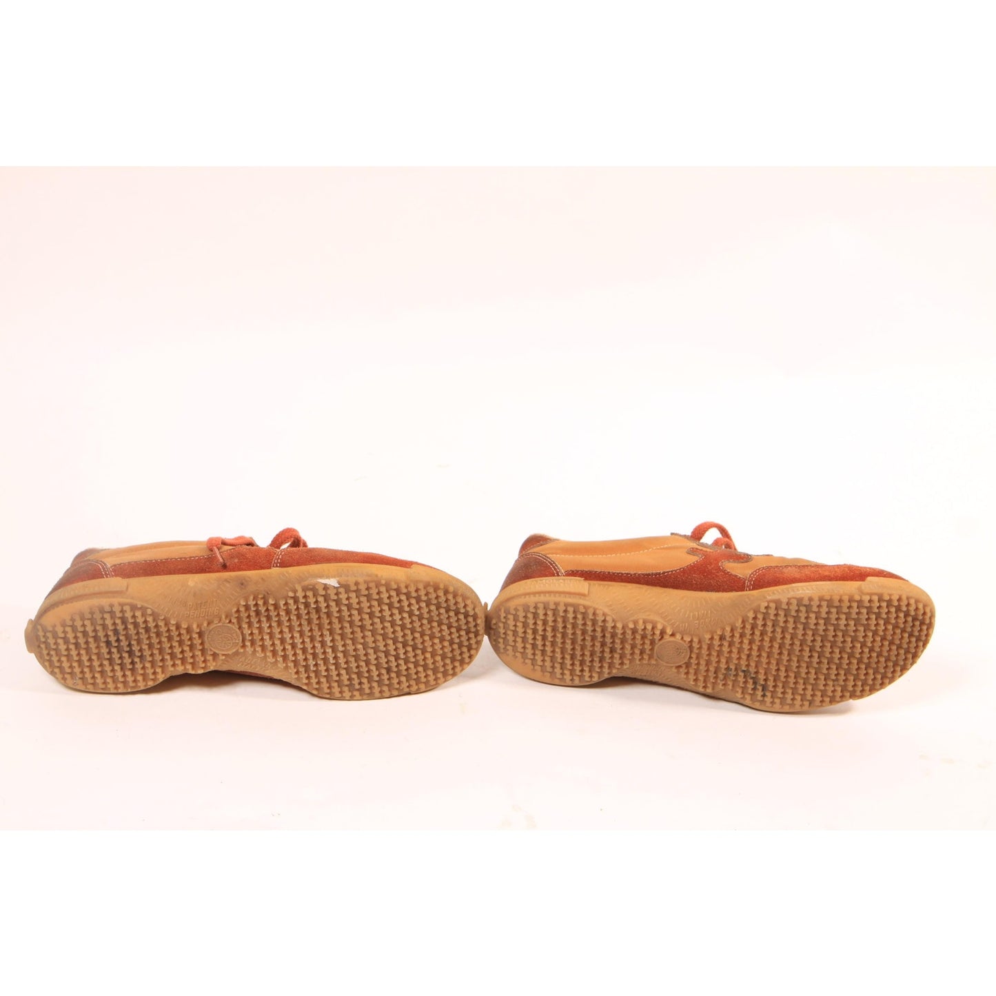 1970s Red Brown Earth Tone Suede Leather Wingnut Famolare Tennis Shoes Sneakers by Wingnut Famolare-Size 7M