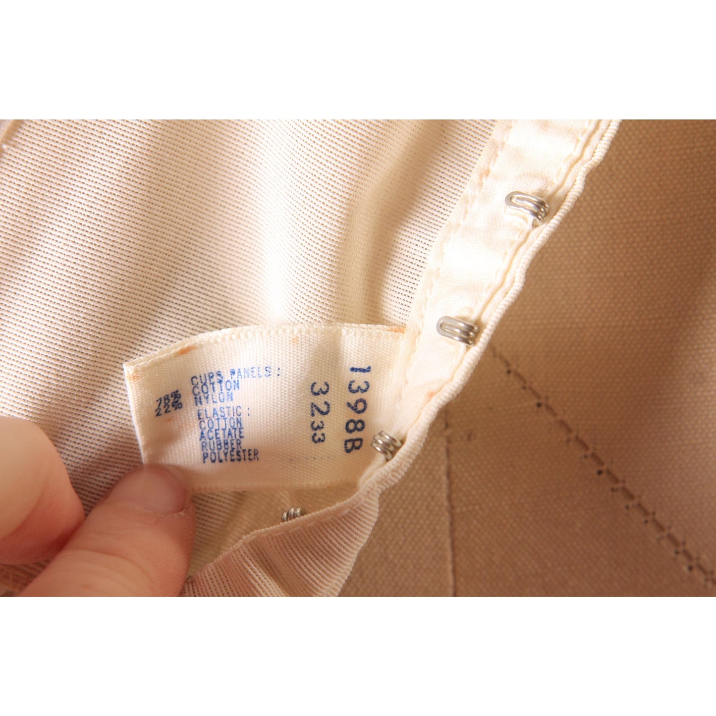 1950s White Lace Detail Strapless Garter Strap Long Line Cinch Bra Bustier Corset by Warner's Merry Widow