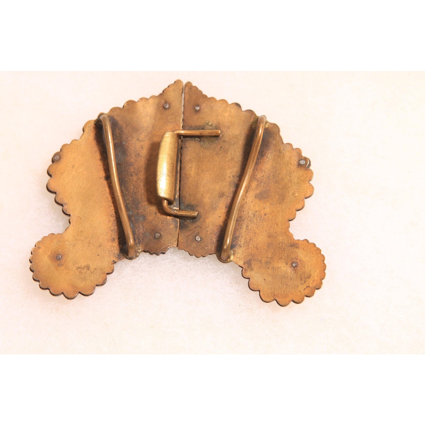 Antique 1800s Victorian Metal Belt Buckle