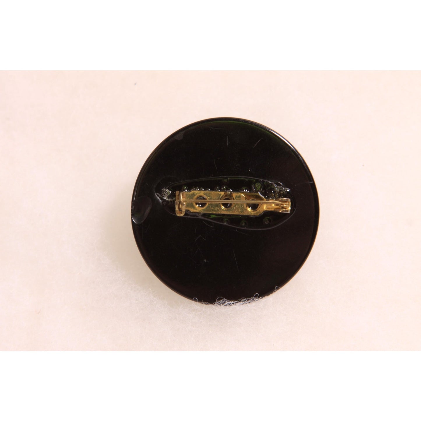 Antique 1800s 1900s Victorian Edwardian Black Brass Relief Art Nouveau Gibson Girl Cameo Brooch