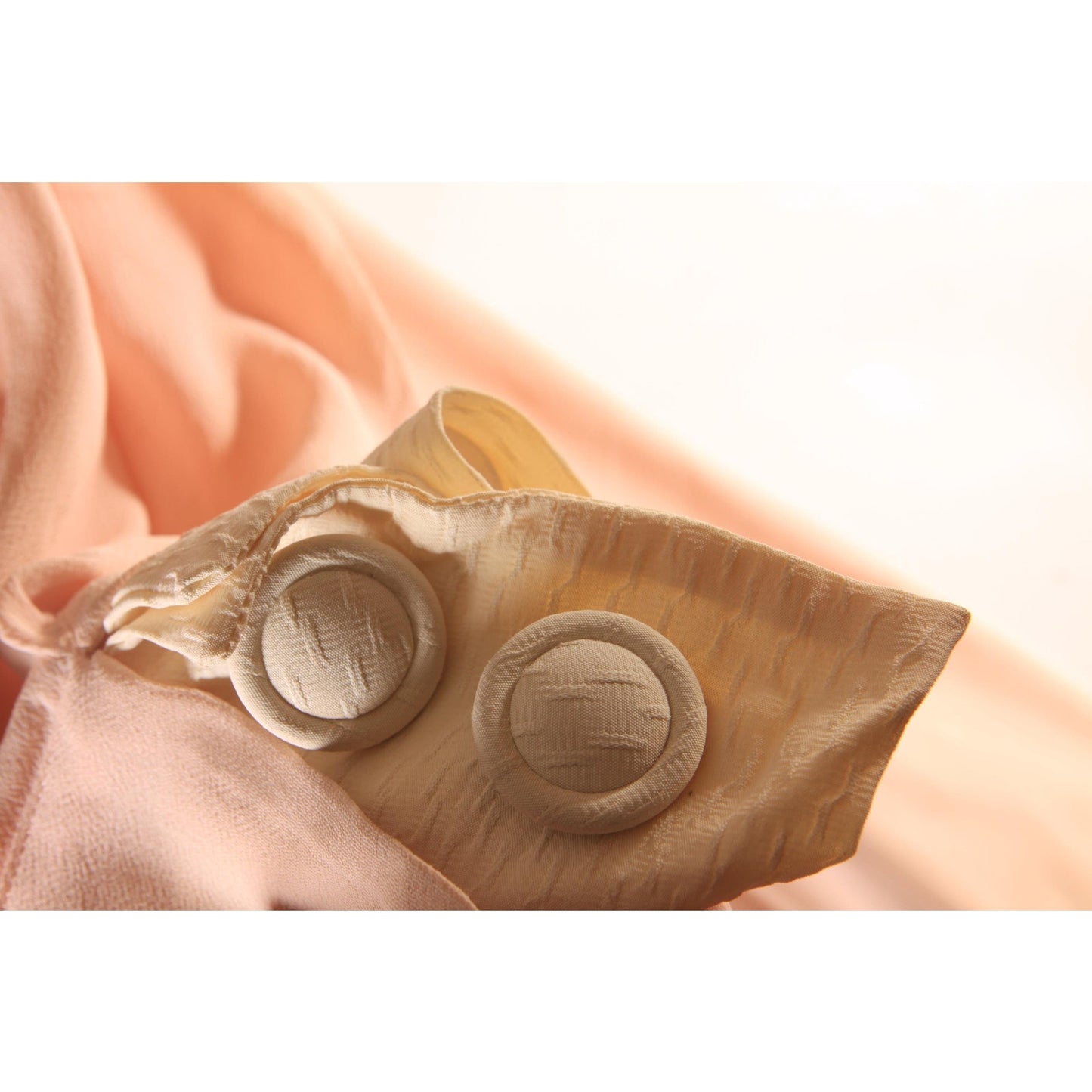 1930s Pale Pink Short Sleeve Flower Detail Belted Dress with Matching 3/4 Length Sleeve Jacket Outfit