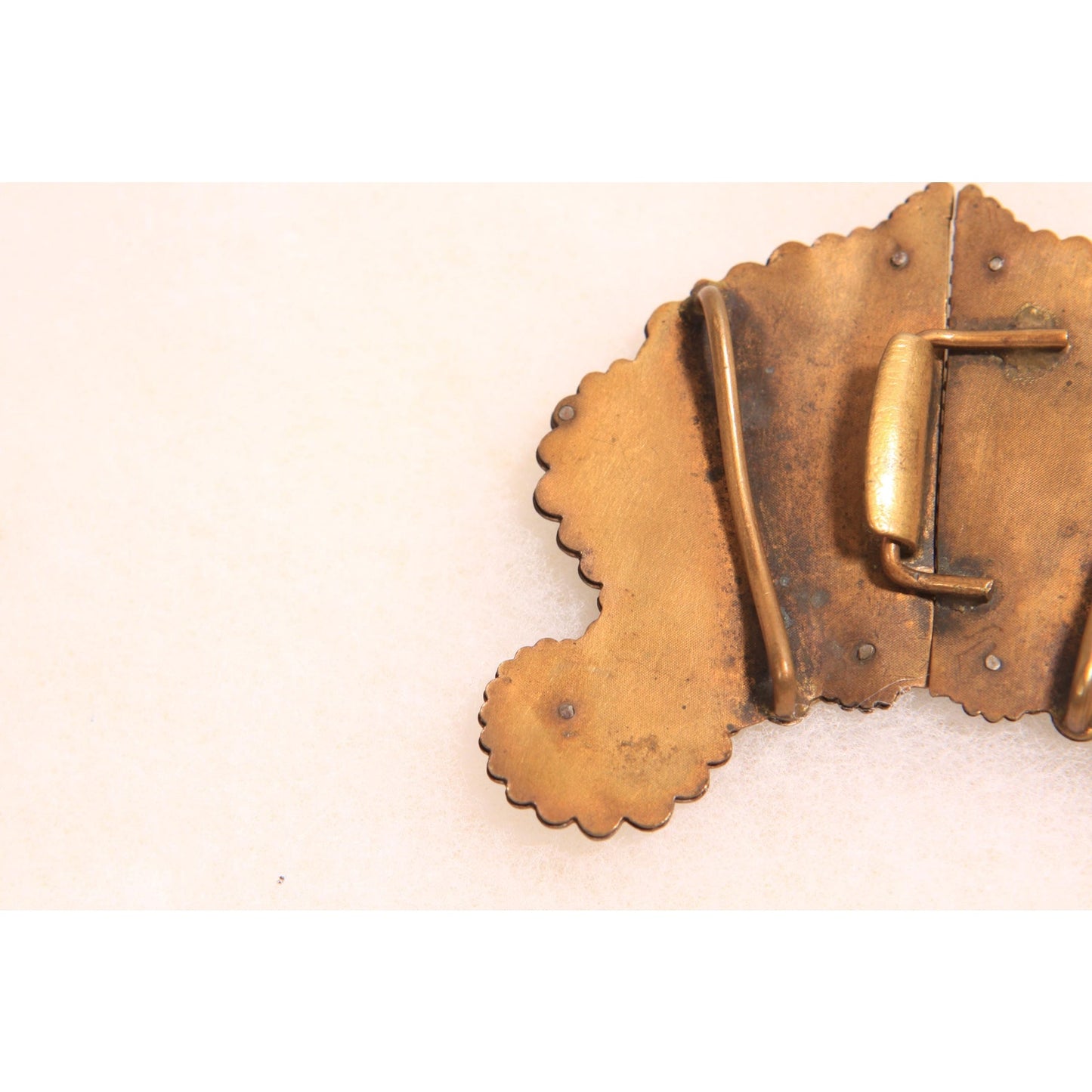 Antique 1800s Victorian Metal Belt Buckle