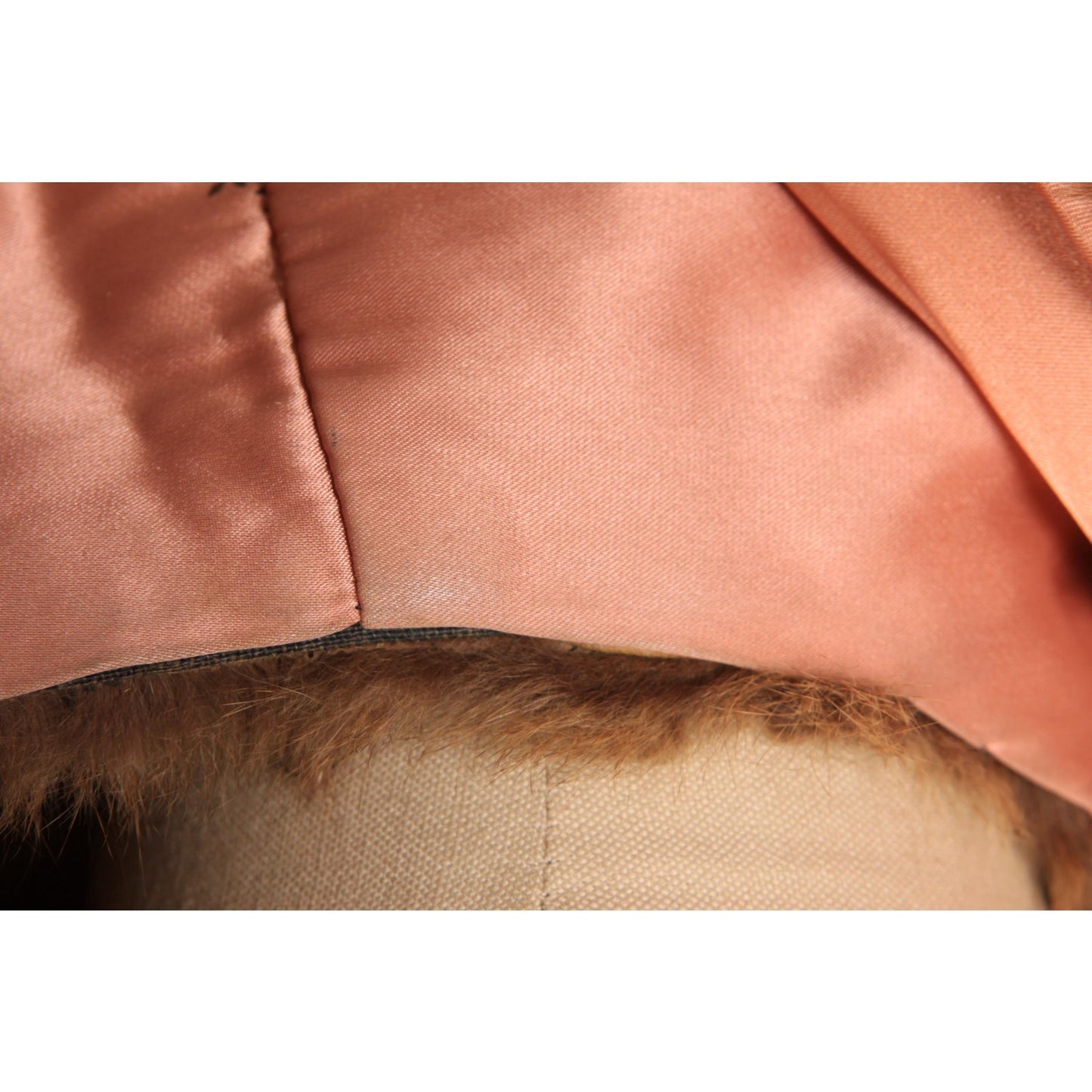 1950s Brown Fur Adjustable Length Shawl Wrap