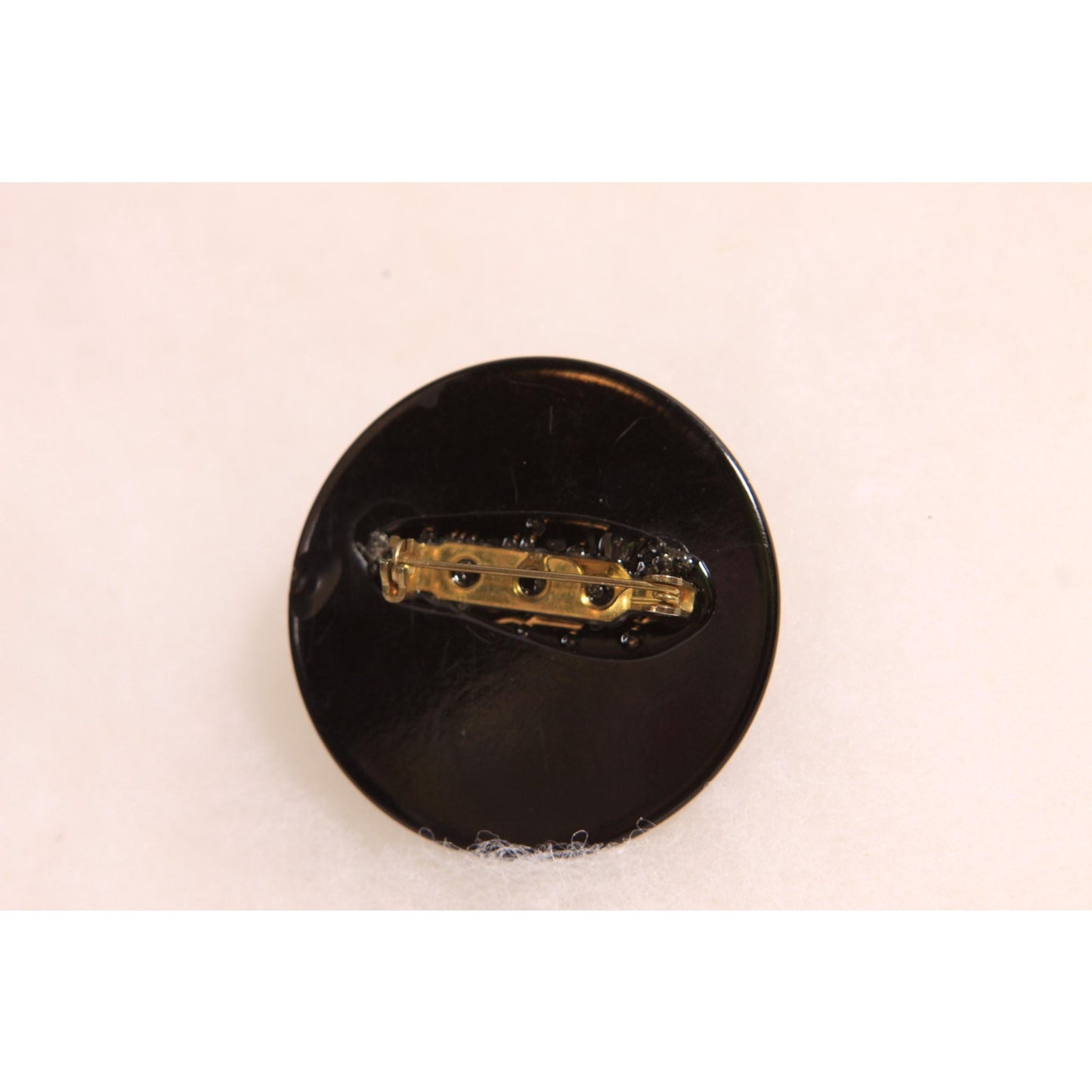 Antique 1800s 1900s Victorian Edwardian Black Brass Relief Art Nouveau Gibson Girl Cameo Brooch