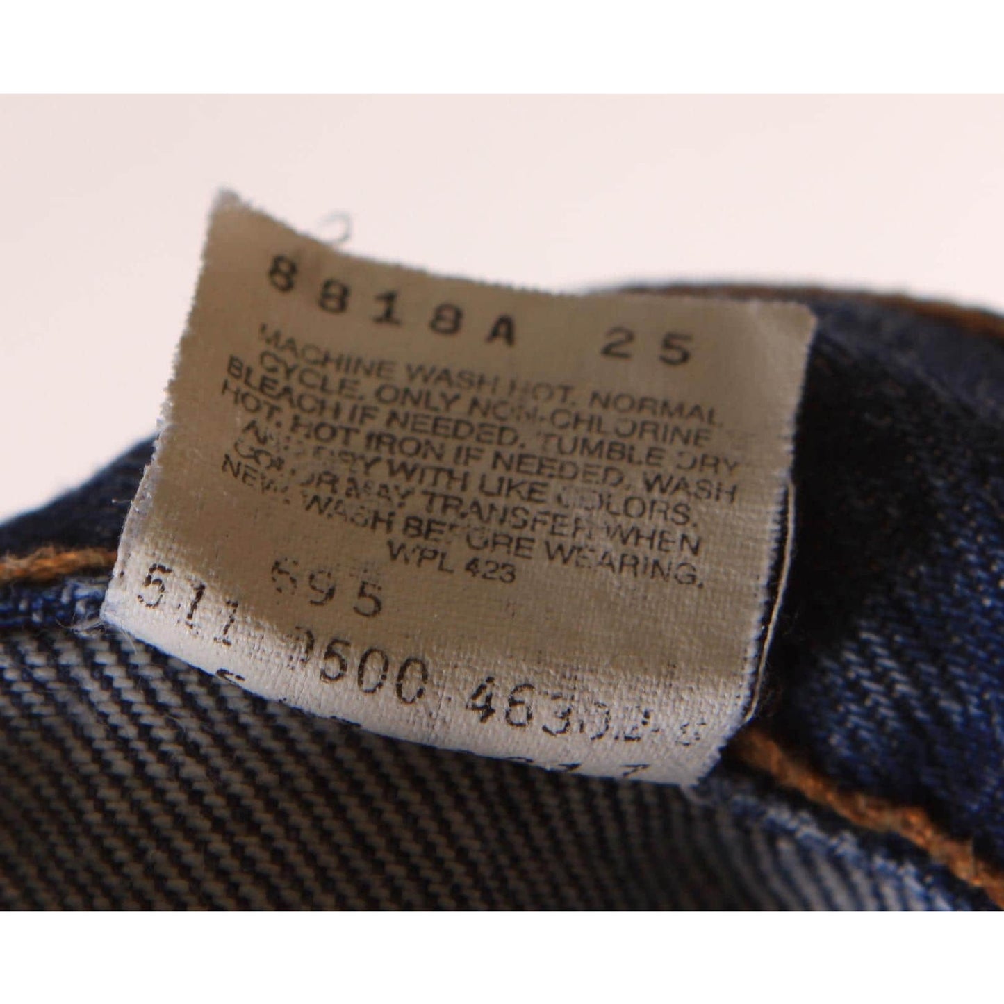 2000s Y2K Blue Denim Blank Red Tab 517 Boot Cut Mens Jeans by Levi's- 38x32