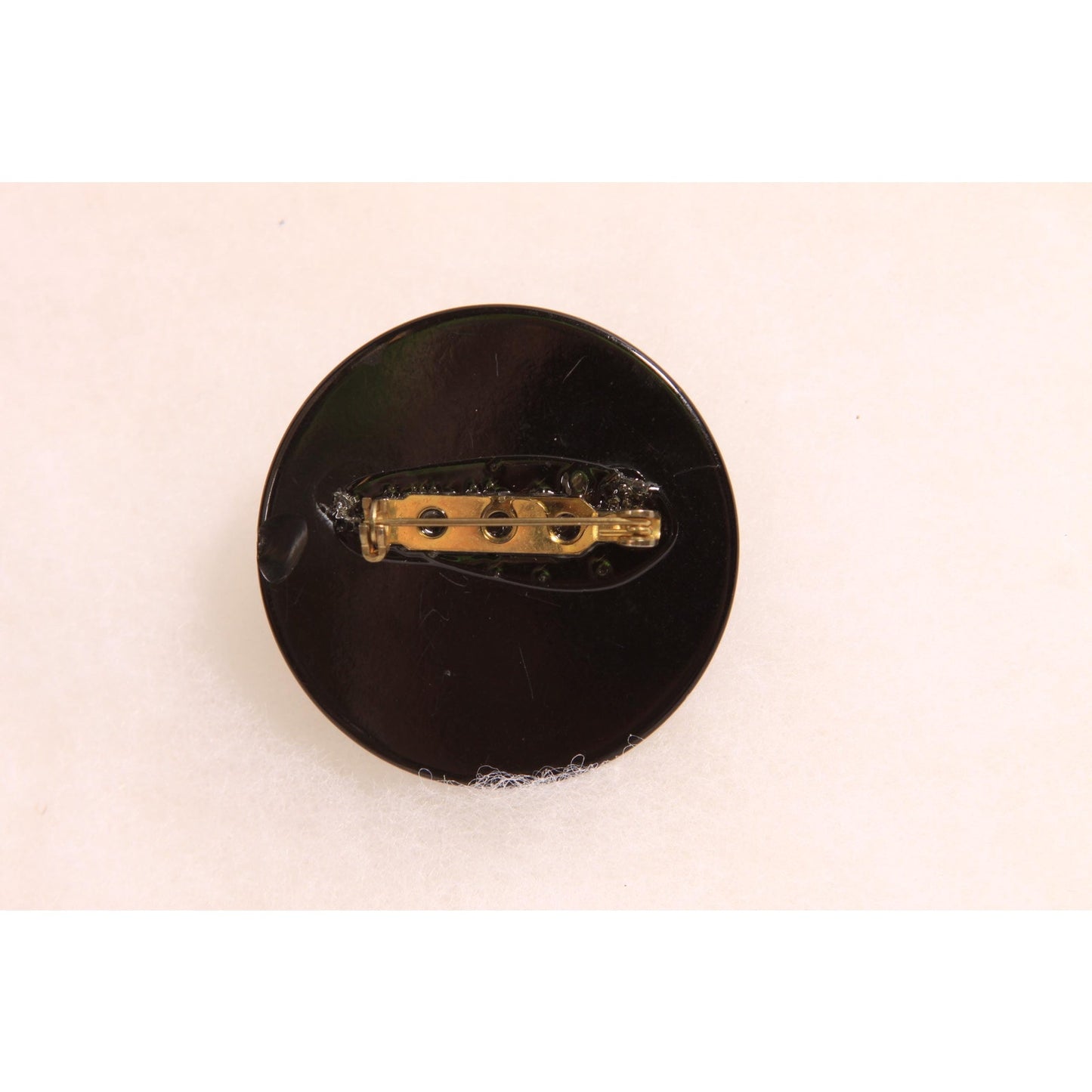 Antique 1800s 1900s Victorian Edwardian Black Brass Relief Art Nouveau Gibson Girl Cameo Brooch