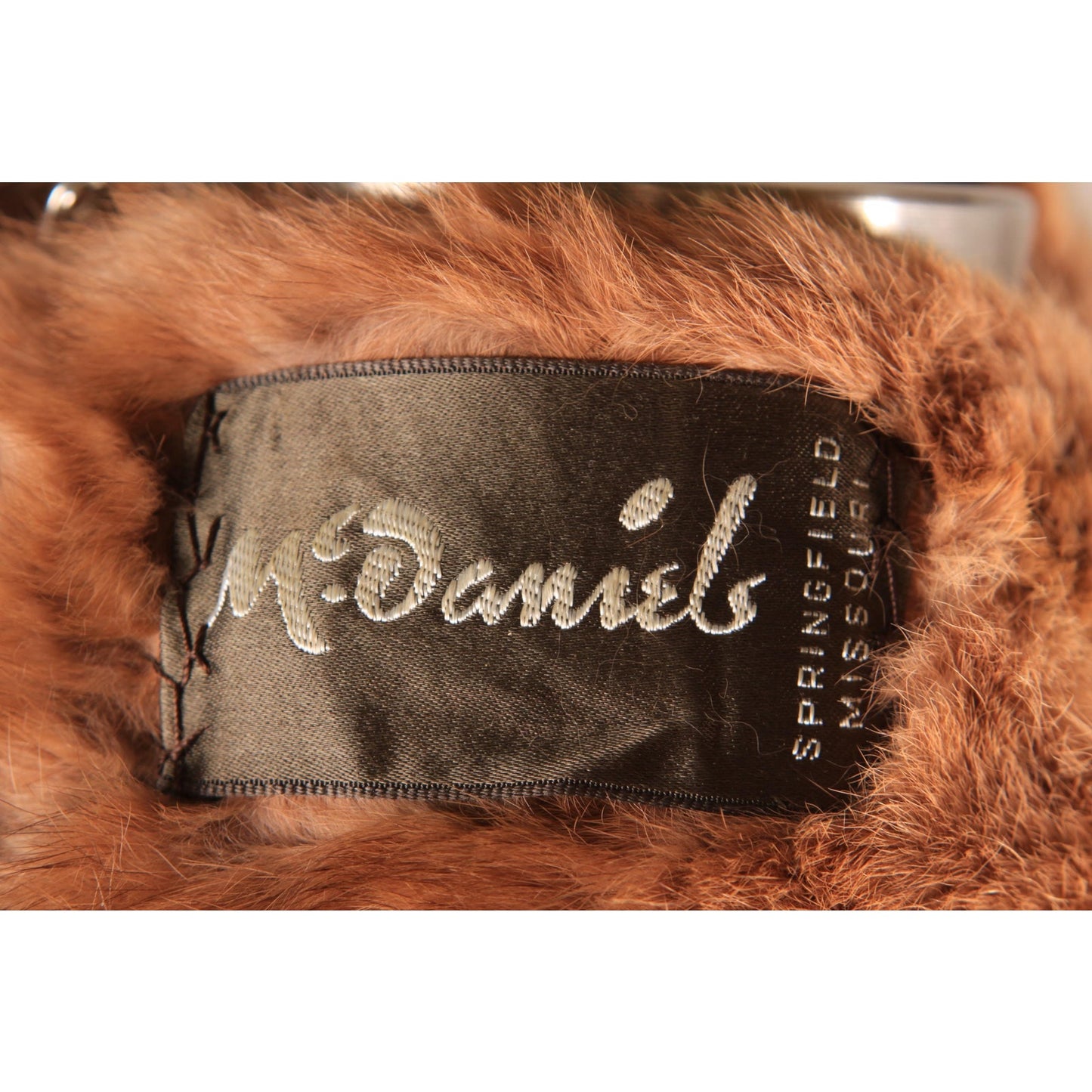 1950s Brown Four Piece Mink Fur Pelt Shawl Wrap by McDaniels