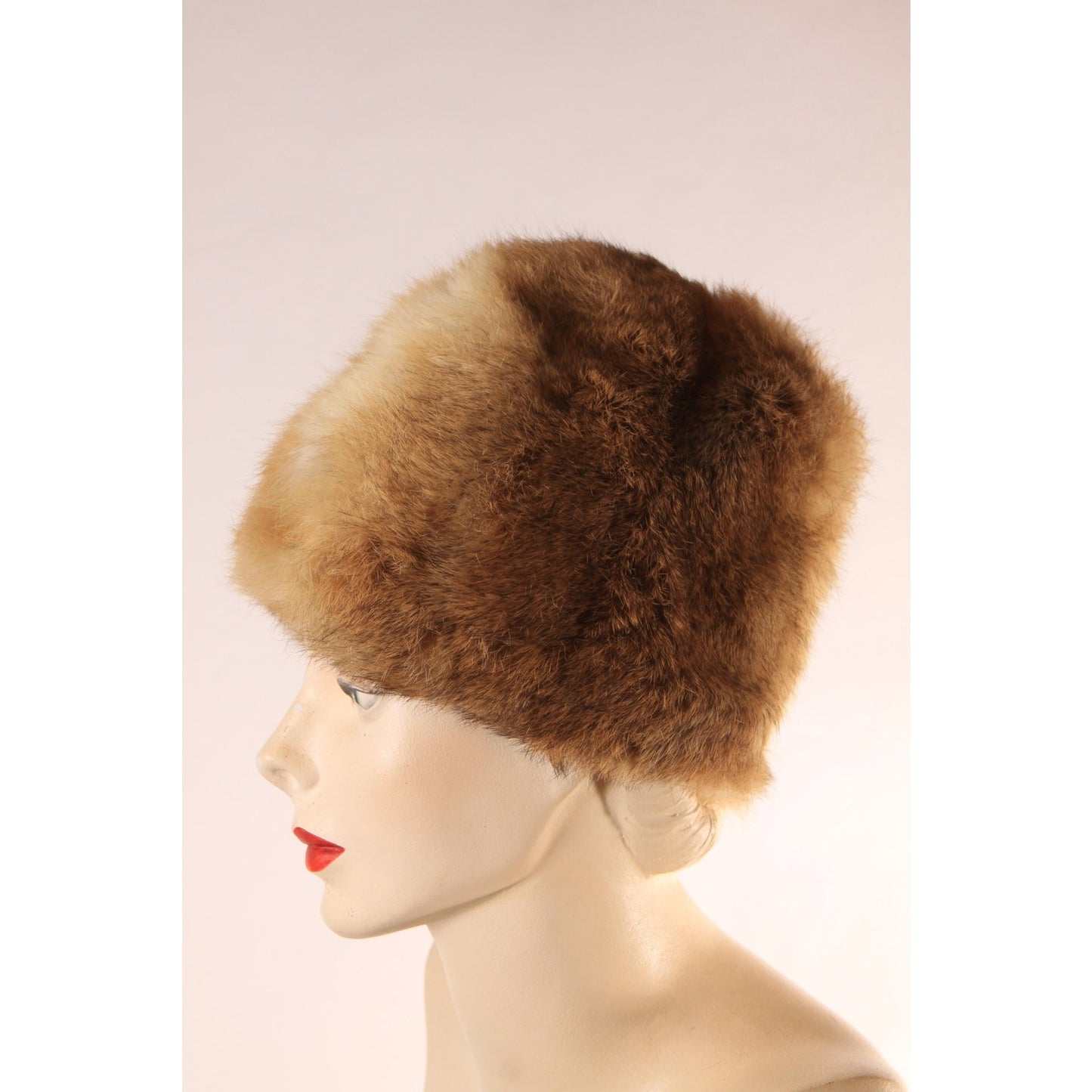 1970s Rabbit Fur Winter Cap Hat by Rabbadashery & Jennings