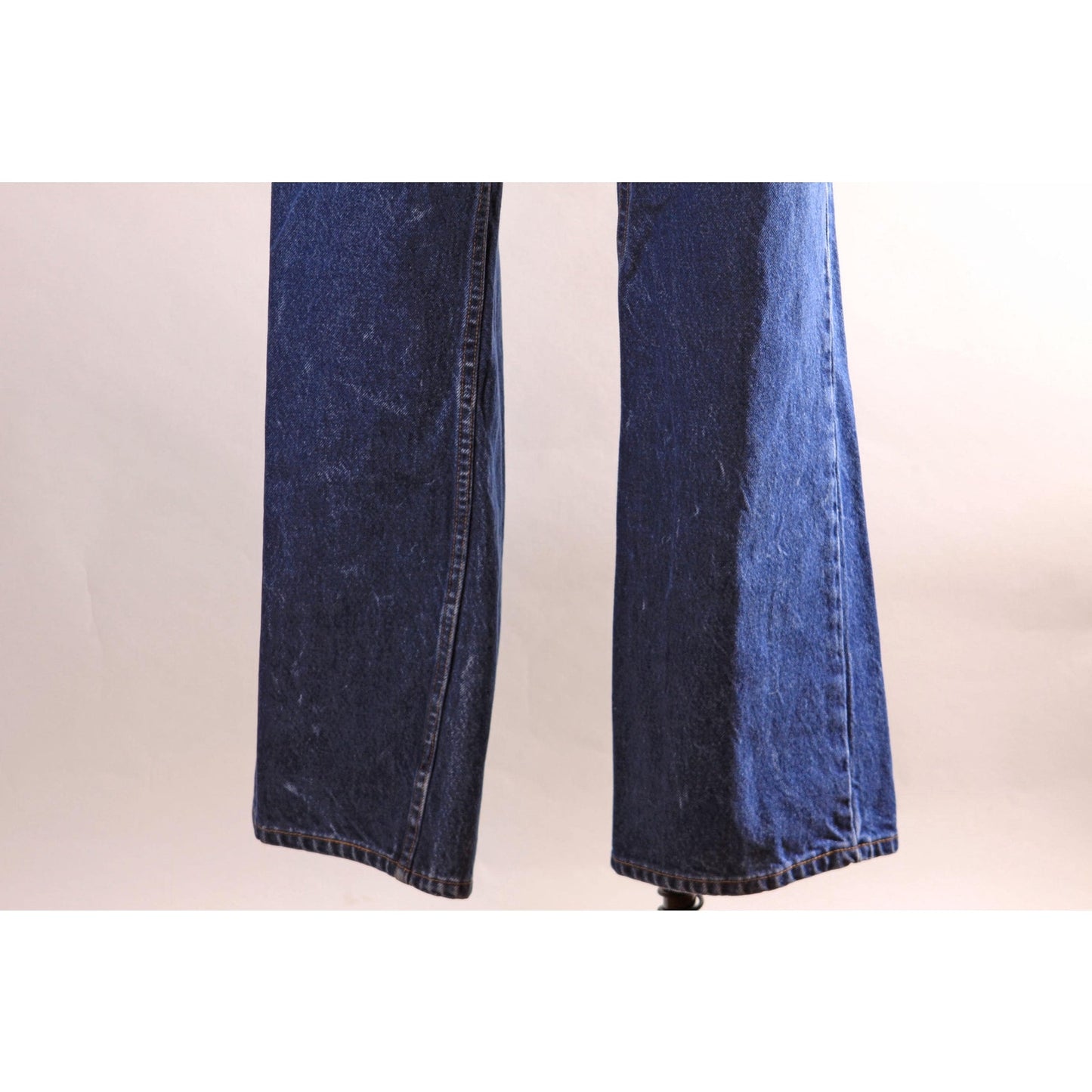 1990s Blue Denim Red Tab 517 Boot Cut Mens Jeans by Levi's- 38x31