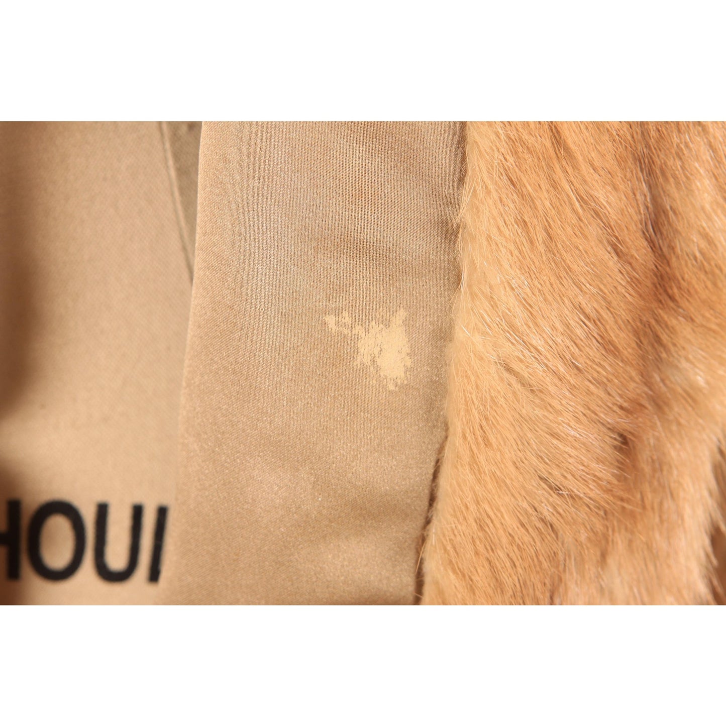 1950s Light Brown Long Sleeve Mink Fur Coat by McDaniel's -L-XL