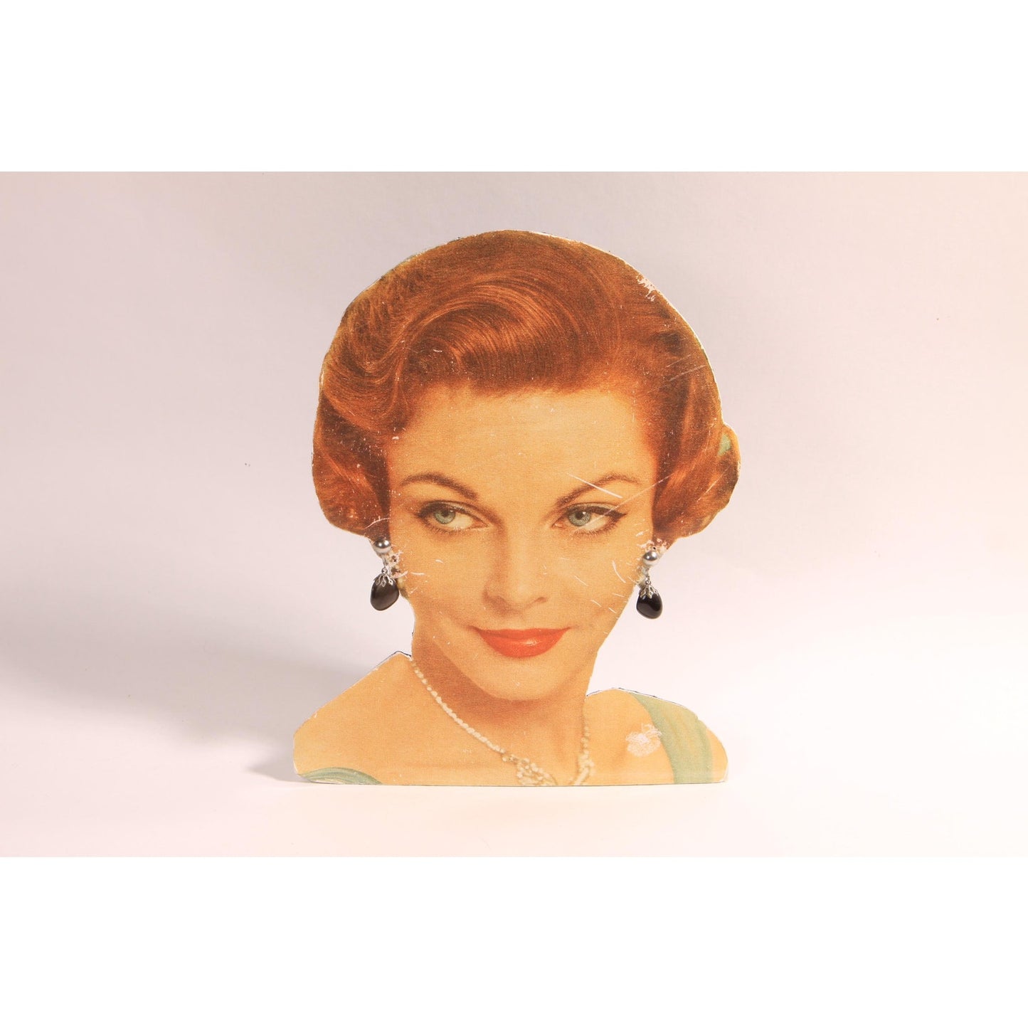 1950s 1960s Stone and Silver Tone Metal Screw Back Earrings
