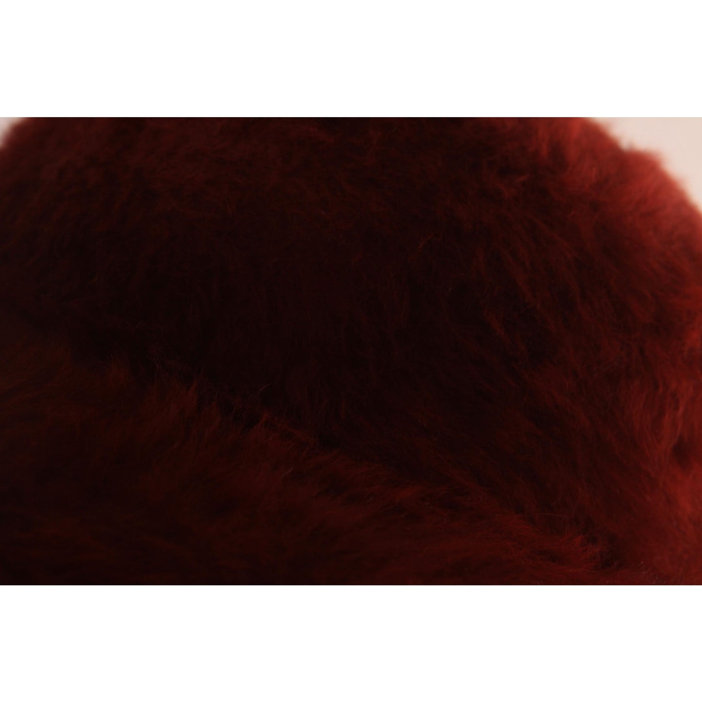 1980s Dark Red Felted Fur Wide Brim Hat