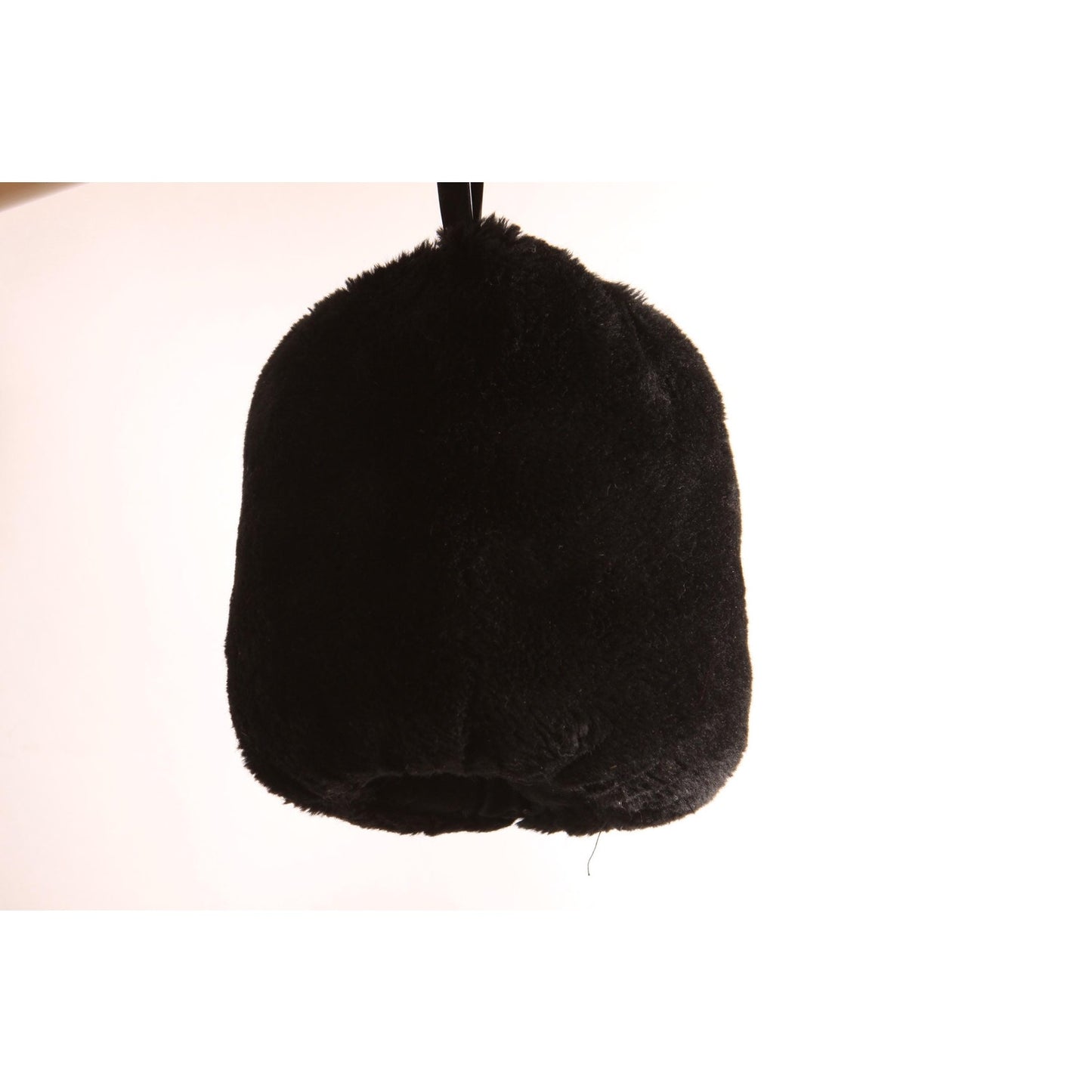1960s Black Faux Fur Hand Warmer Child Petite Woman Hand Muff