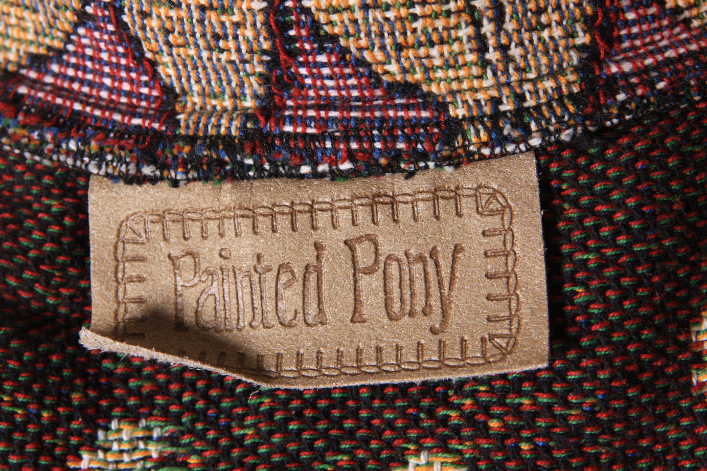 1980s 1990s Tan, Red and Green Novelty Tapestry Snowman Button Down Jacket by Painted Pony -XL
