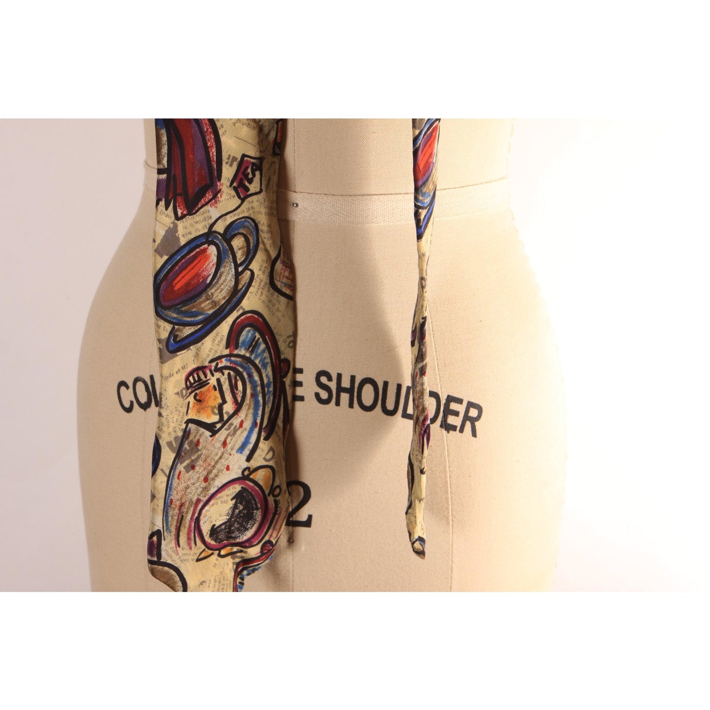 1990s Novelty Abstract The Beatles A Day in the Life Necktie Tie by The Beatles