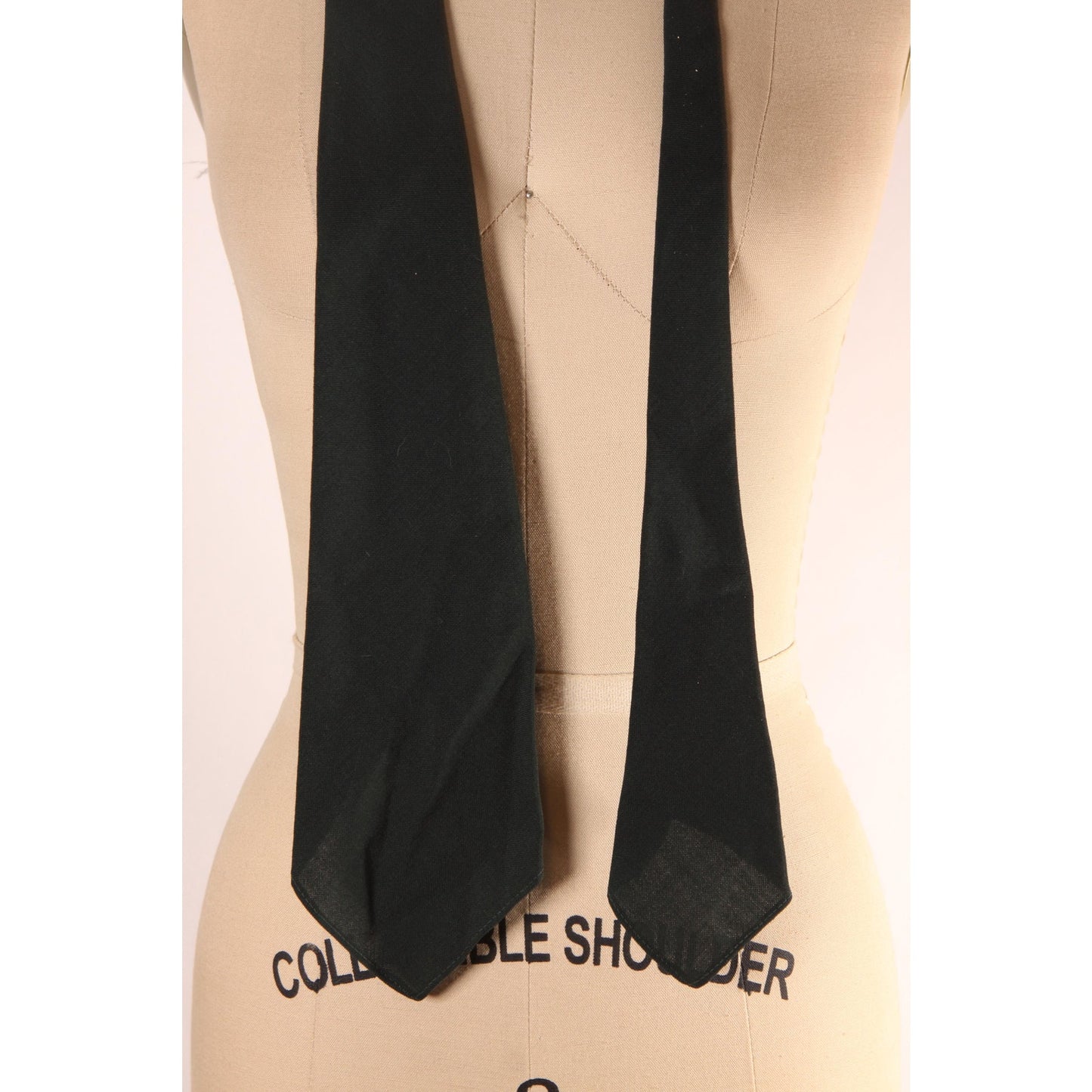 1950s Dark Green Necktie Tie by Pilgrim