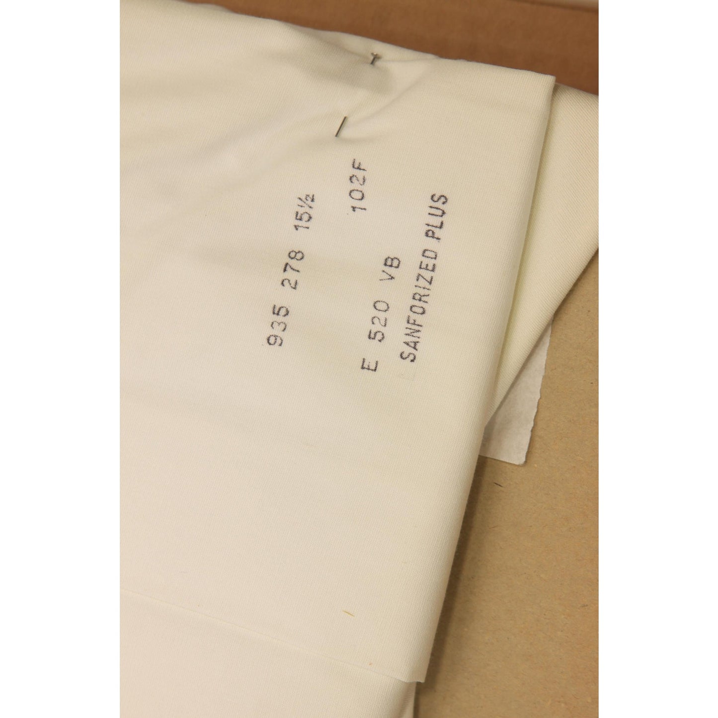 Deadstock 1960s White Button Down Short Sleeve Mens Shirt by McKesson-15 1/2