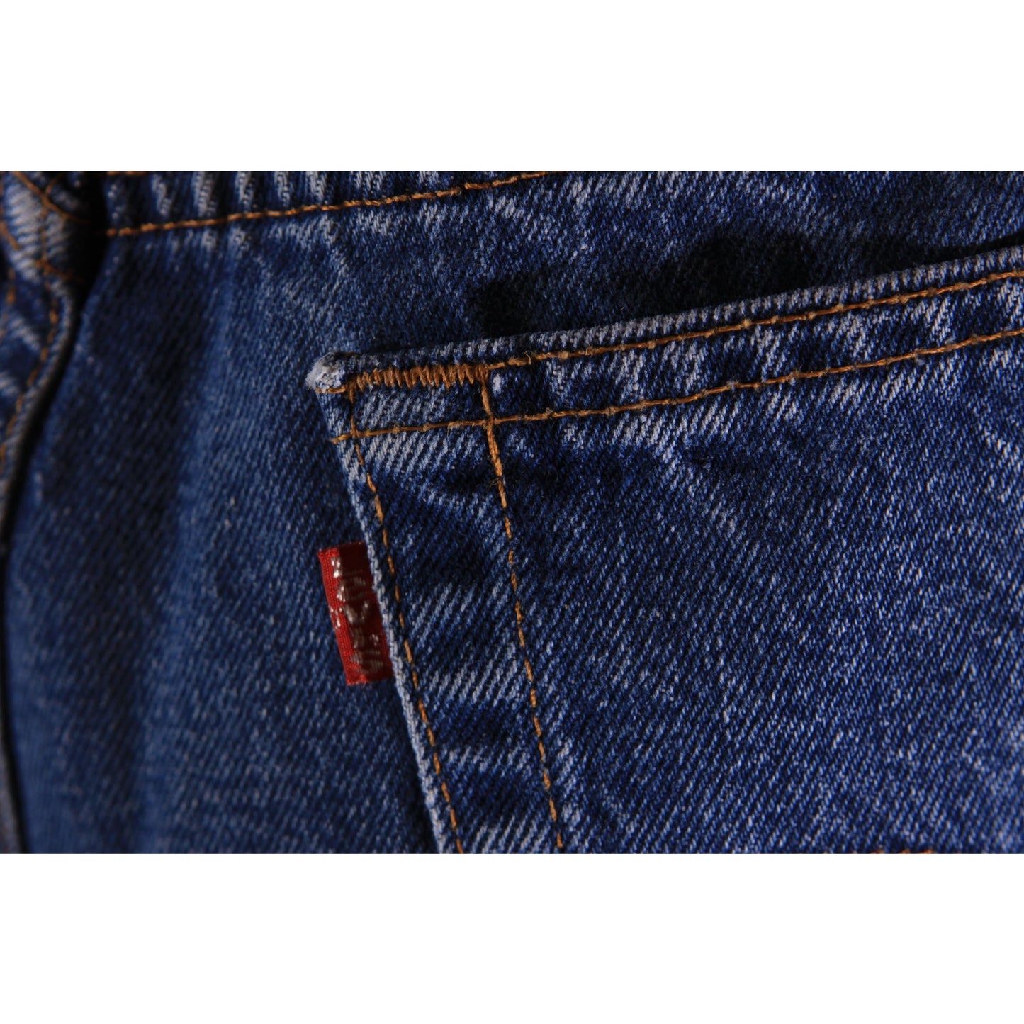 1980s Blue Denim 517 Mens Red Tab Jeans by Levi's - 36x29