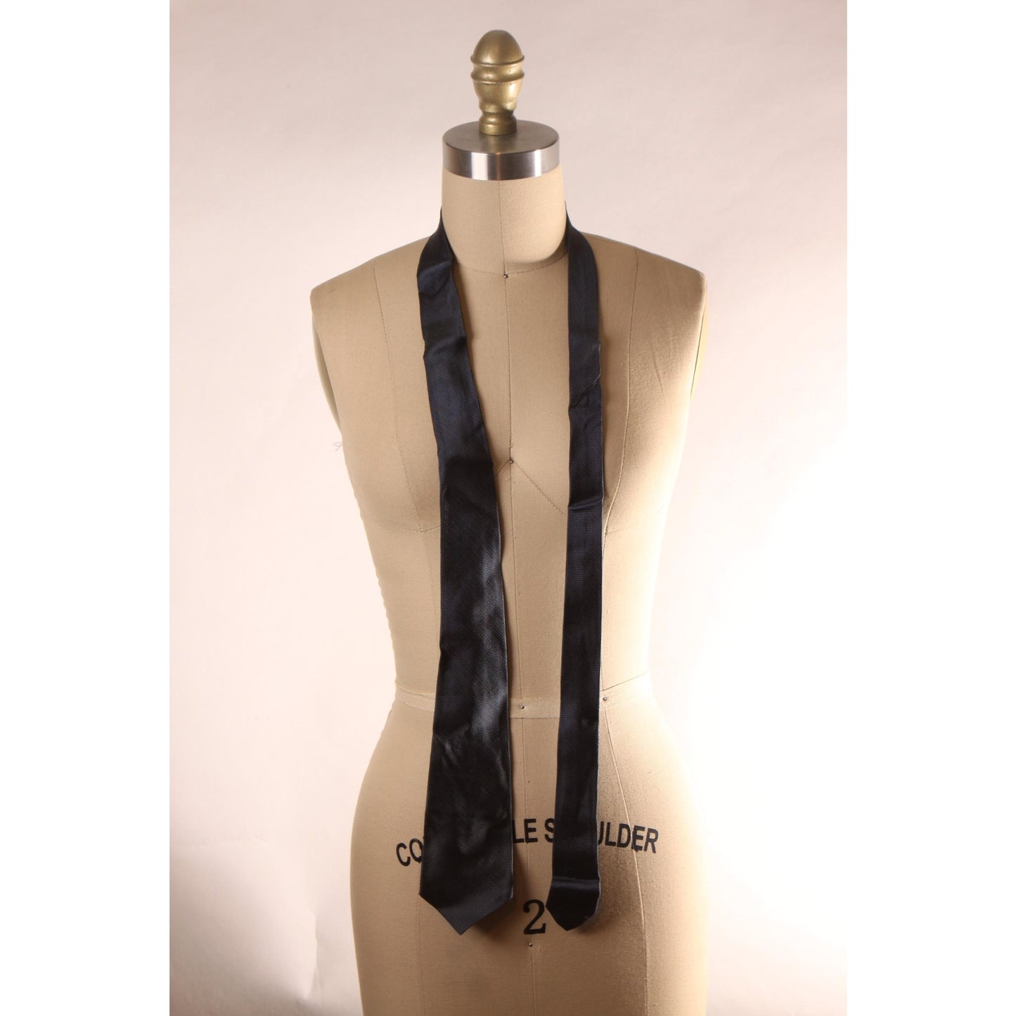 1950s Blue and Green Necktie Tie by Baxter & Henning