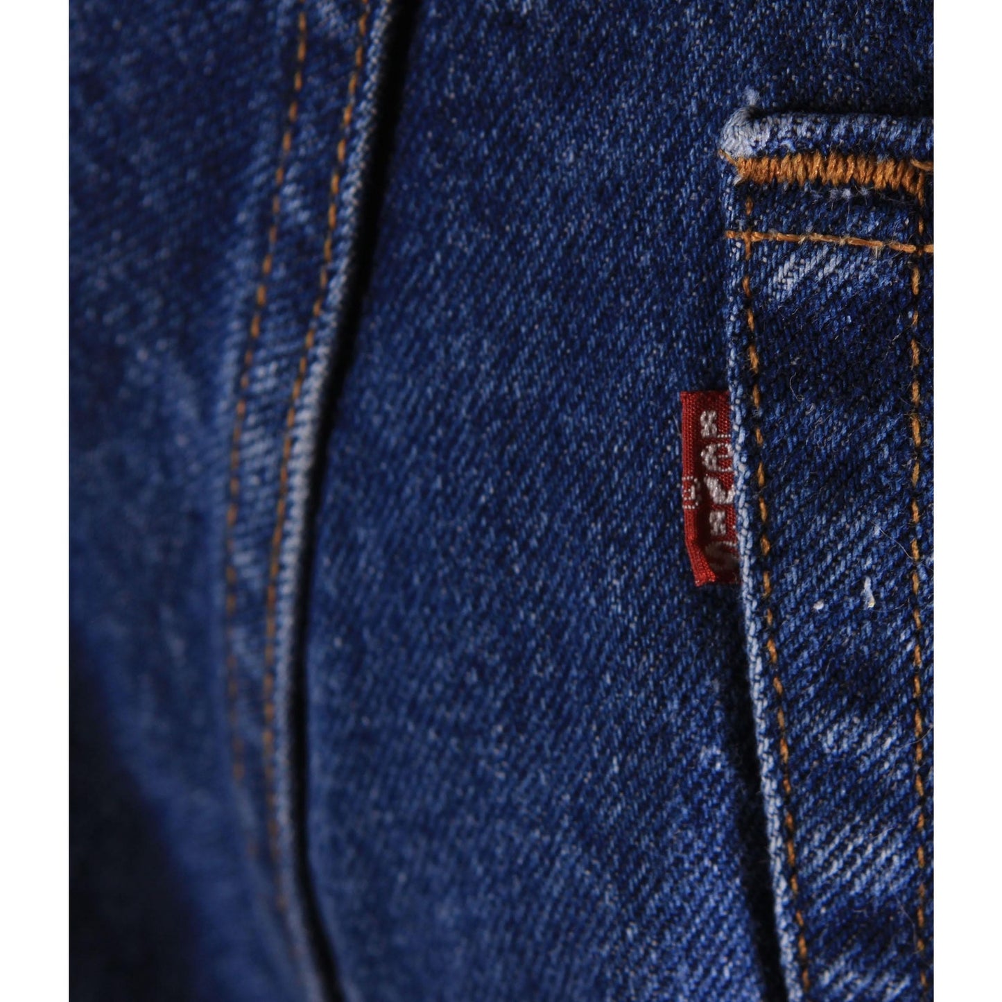 1990s Blue Denim Red Tab 517 Boot Cut Mens Jeans by Levi's- 38x32