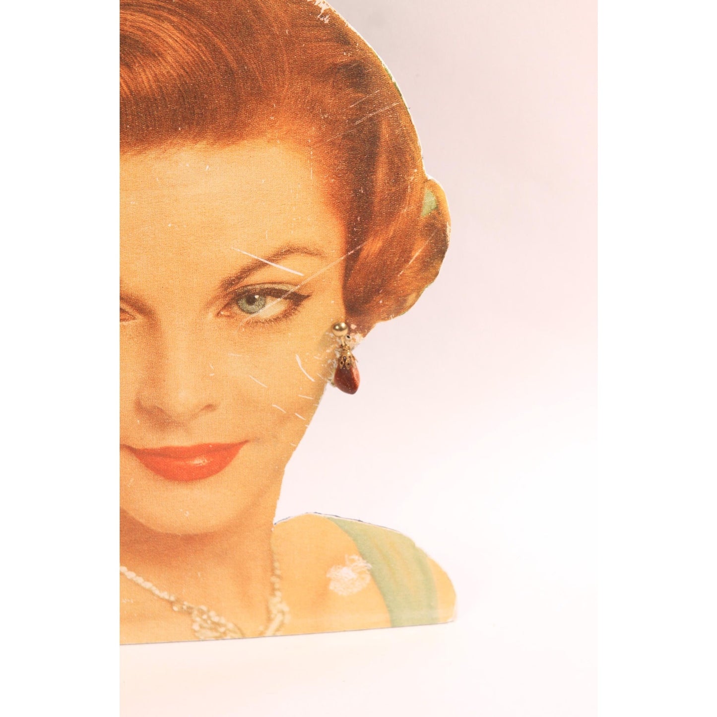1960s Glitter Brown Glitter Goldstone Stone Clip On Earrings