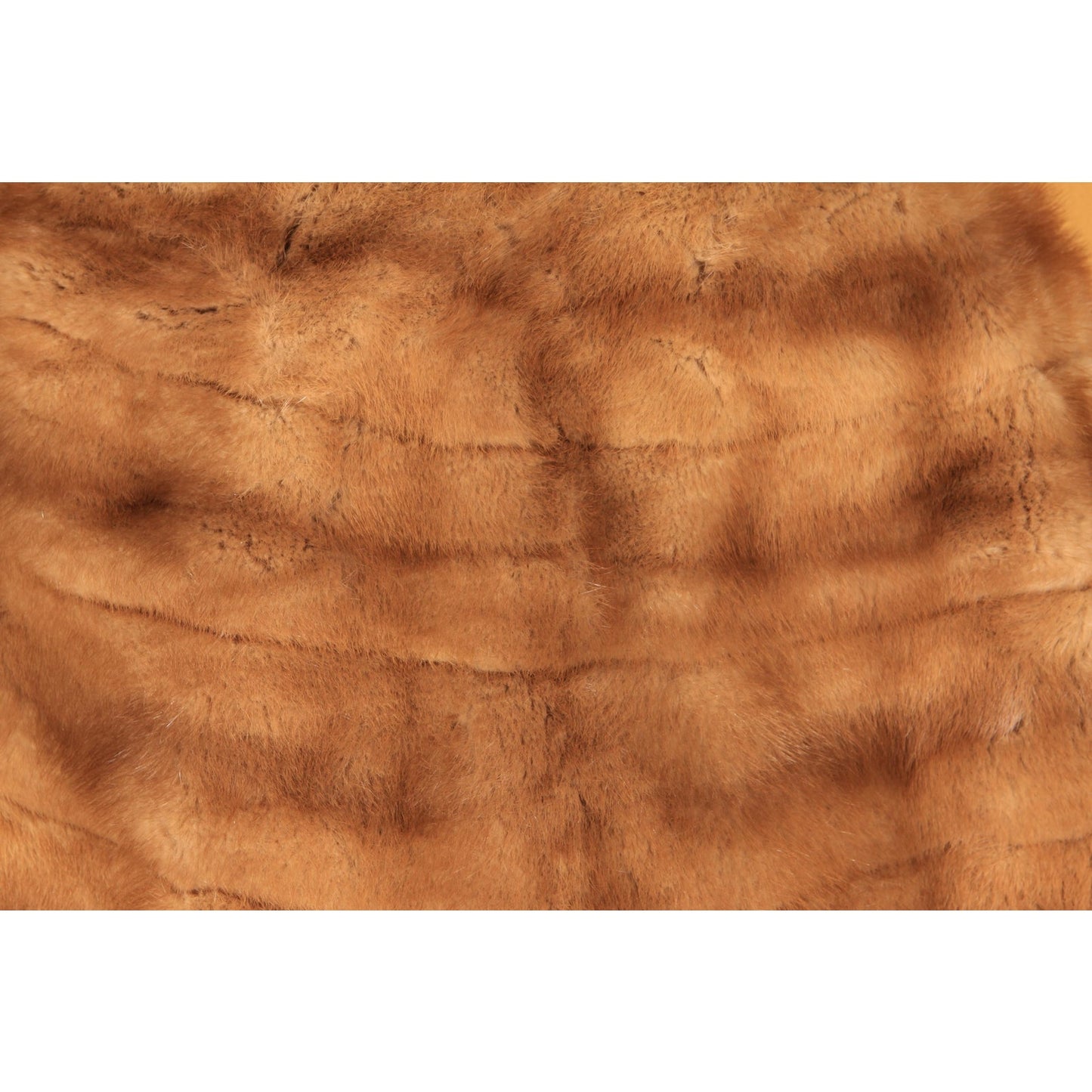 1950s Honey Brown Mink Fur Shawl Fur Wrap by Creasy Furs