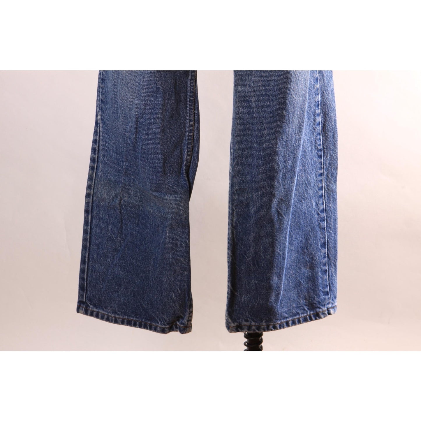 1970s 1980s Blue Denim 517 Mens Orange Tab Jeans by Levi's - 36x29