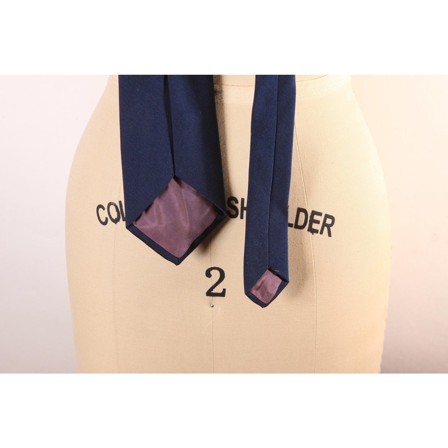 1970s Navy Blue and White Novelty Pilot Flying Plane Necktie Tie by P.L. Sells