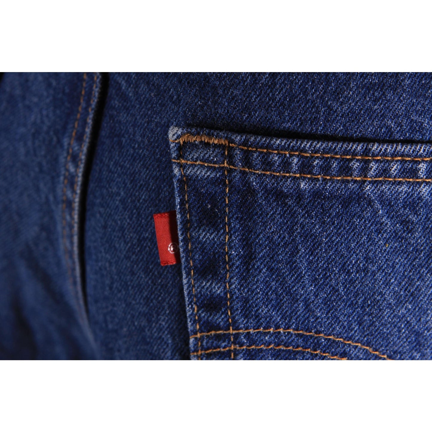 2000s Y2K Blue Denim Blank Red Tab 517 Boot Cut Mens Jeans by Levi's- 38x32