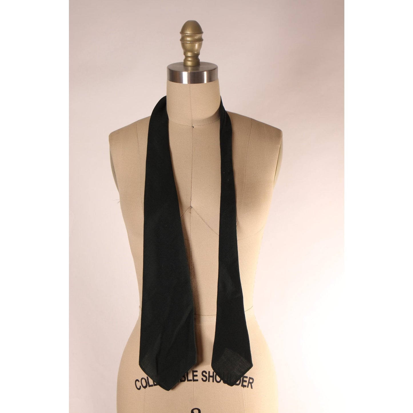 1950s Dark Green Necktie Tie by Pilgrim