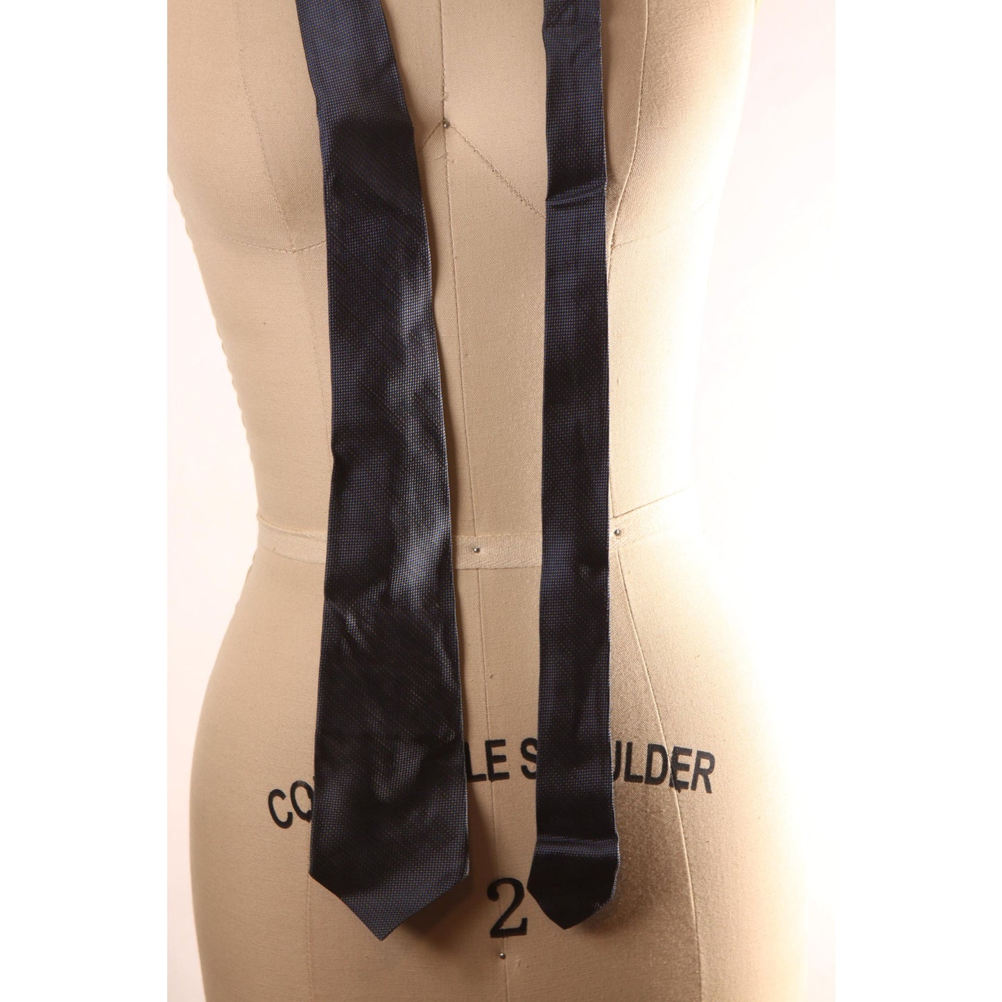 1950s Blue and Green Necktie Tie by Baxter & Henning