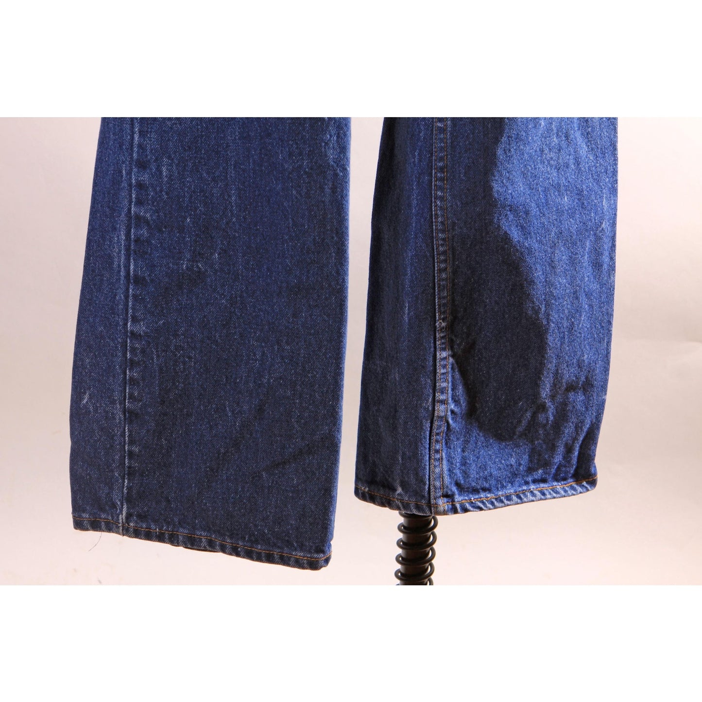 1990s Blue Denim Red Tab 517 Boot Cut Mens Jeans by Levi's- 38x32