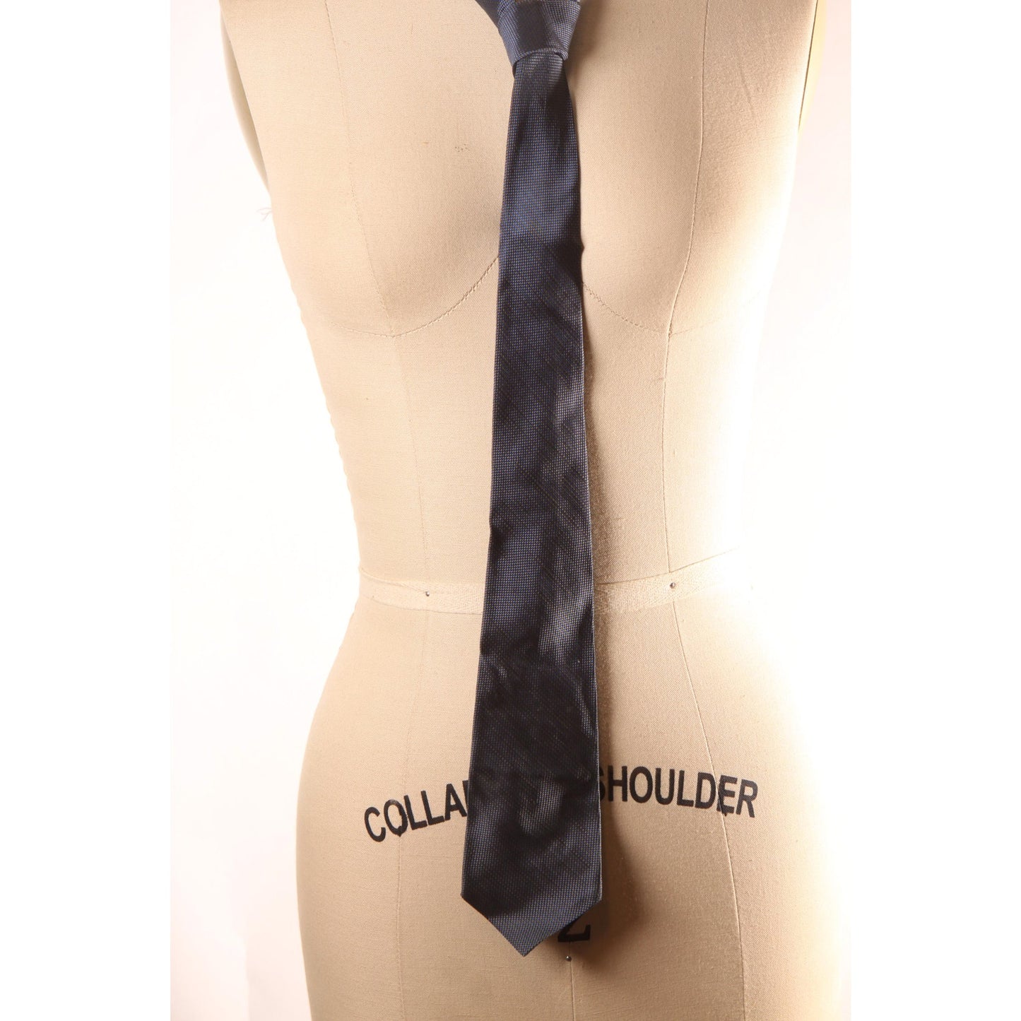 1950s Blue and Green Necktie Tie by Baxter & Henning