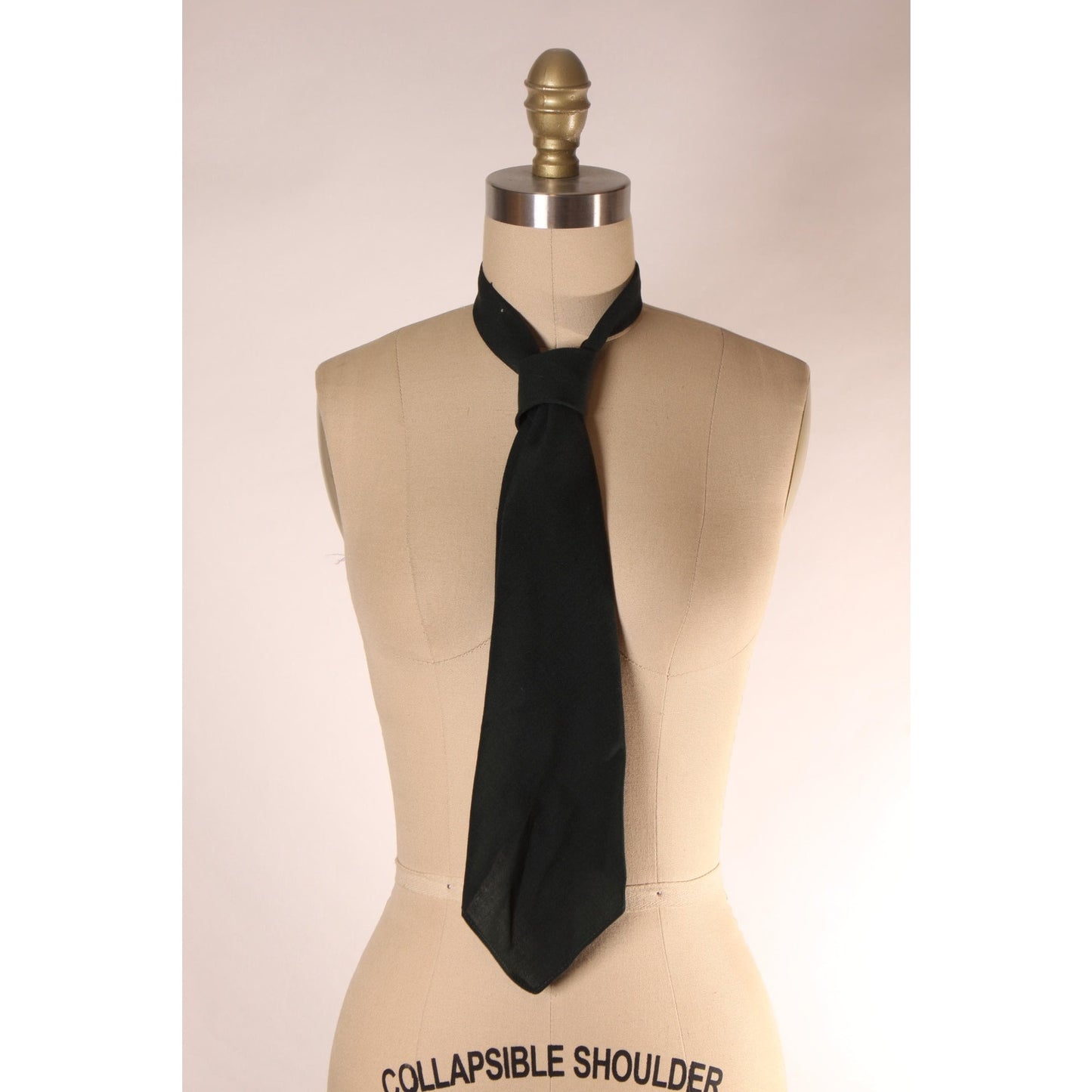 1950s Dark Green Necktie Tie by Pilgrim