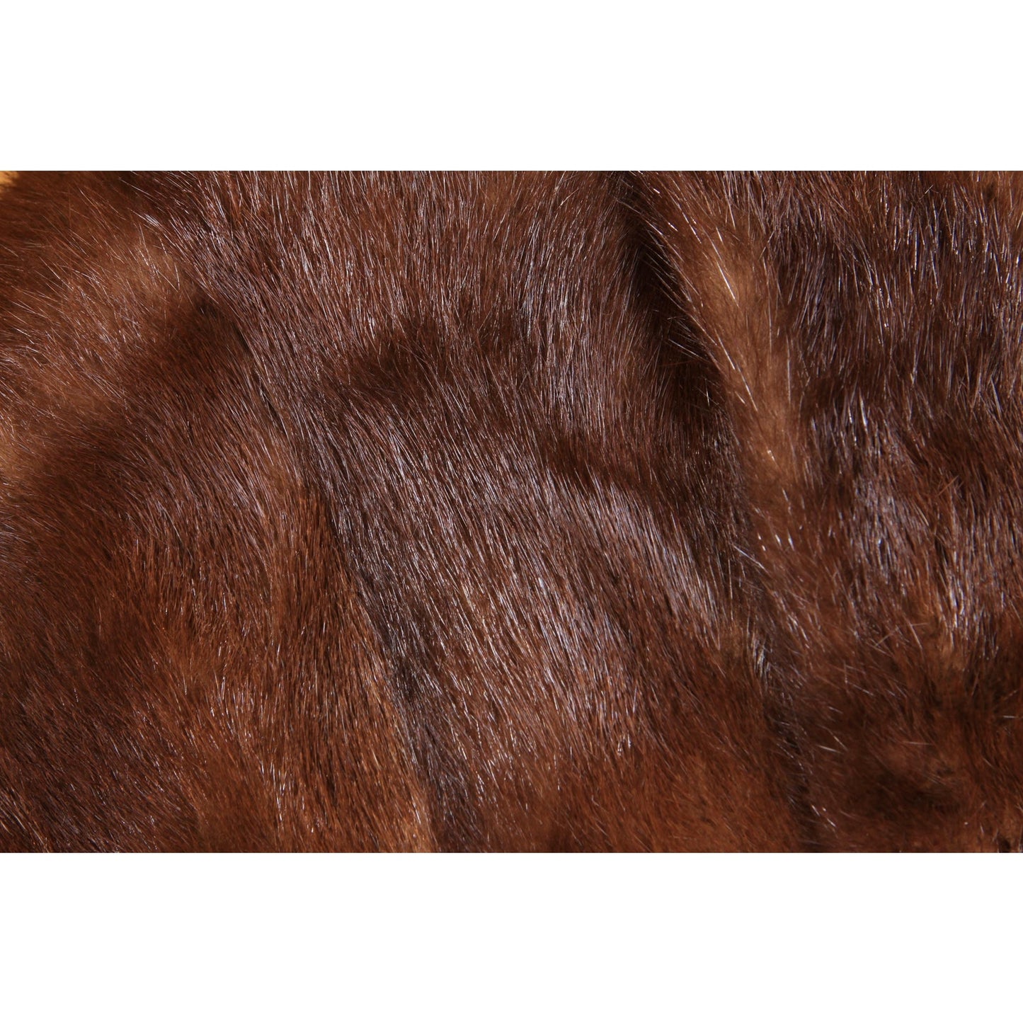 1950s Dark Brown Mink Fur Wrap Shawl