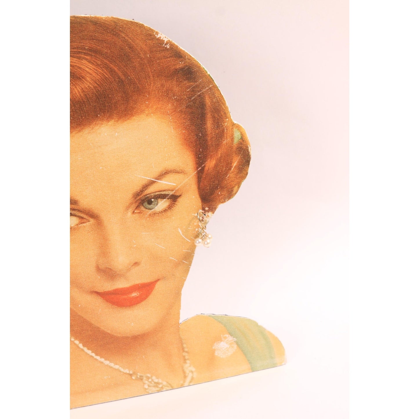 1960s Gold Tone Metal Faux Pearl Cluster Beaded Dangling Clip On Earrings