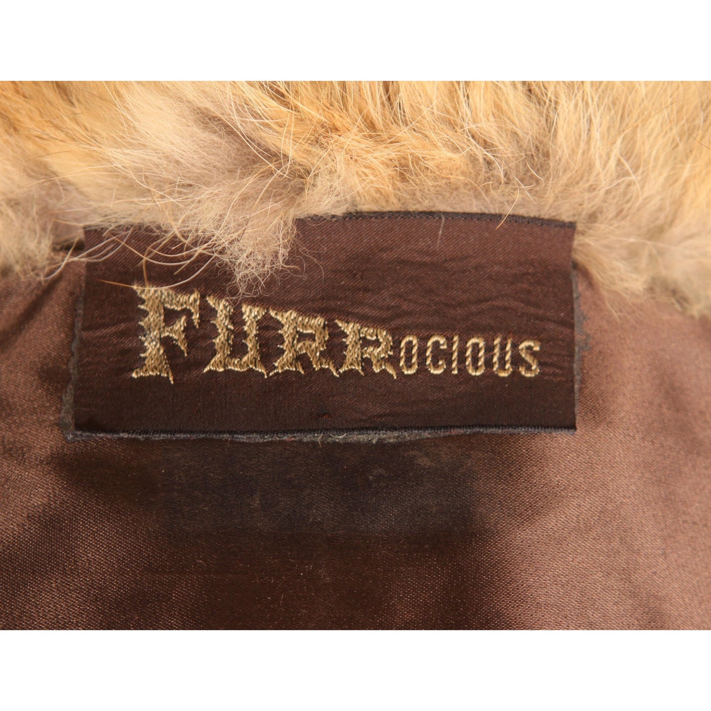 1970s Brown and Tan Patchwork Coyote Fur Coat by Furrocious -M