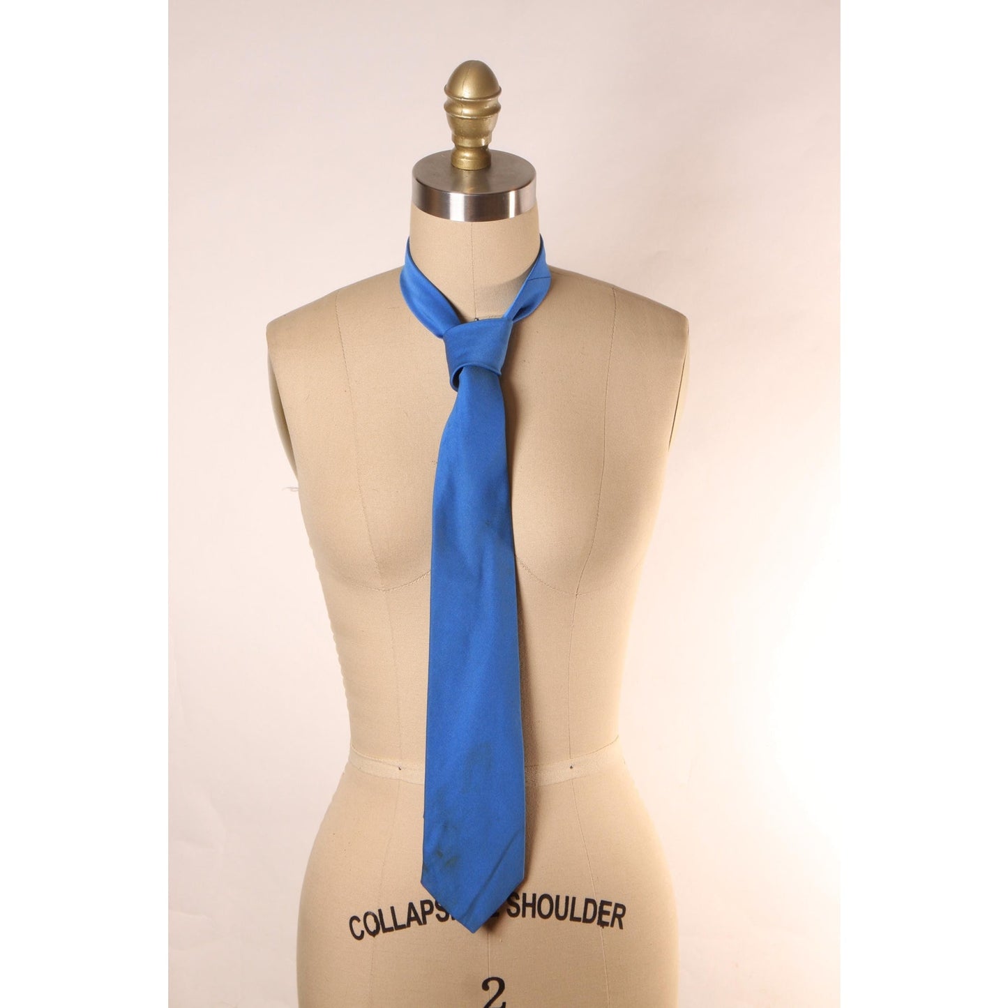 1960s Electric Blue Necktie Tie by Grenada