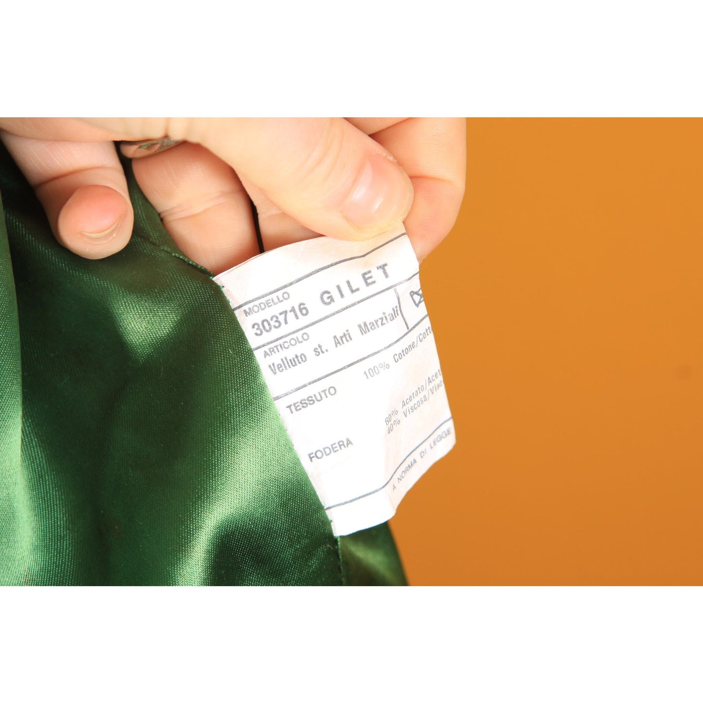 1990s Green and Multi-Colored Novelty Velvet Japanese Samurai Zip Up Vest by Versace Sport -XL-2XL