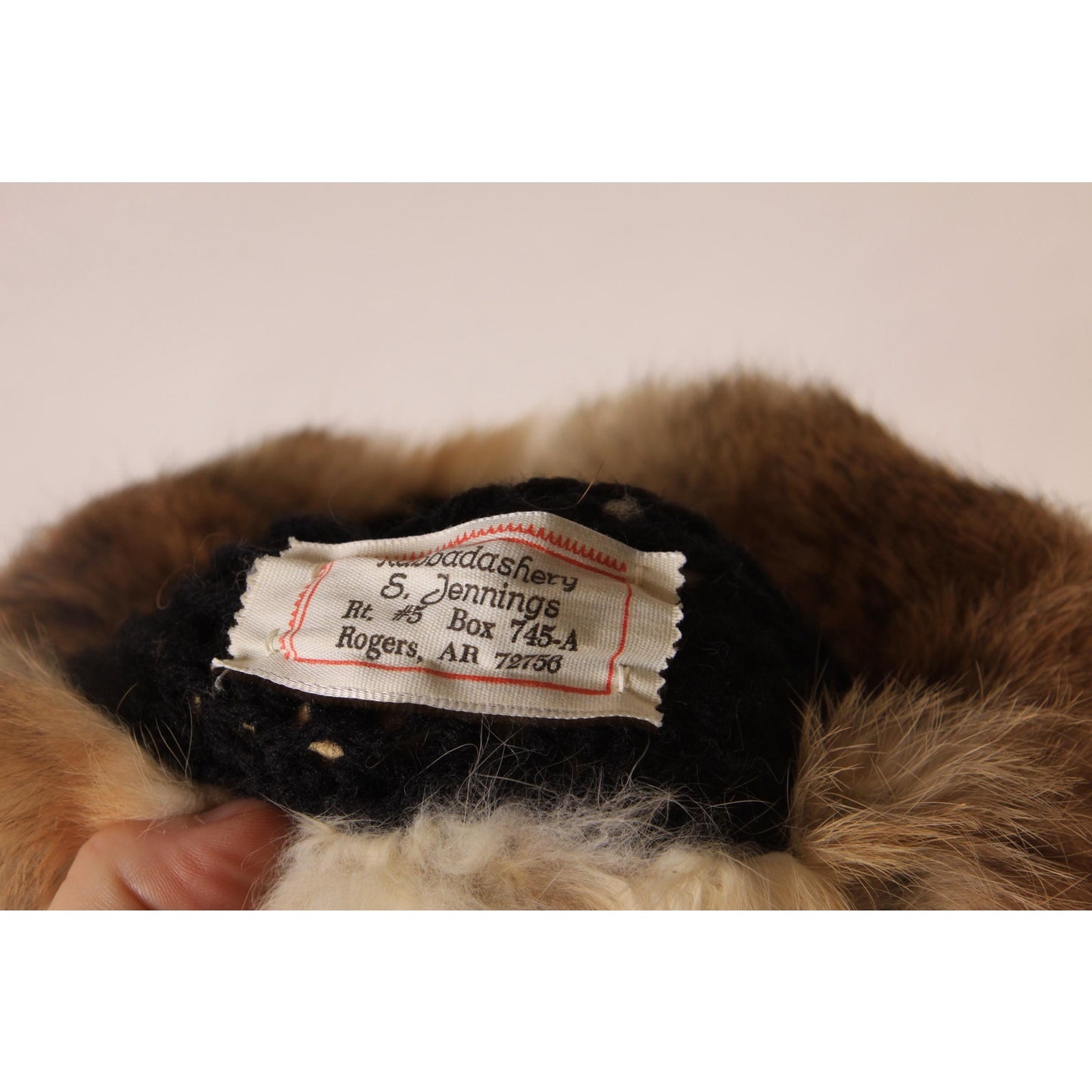 1970s Rabbit Fur Winter Cap Hat by Rabbadashery & Jennings