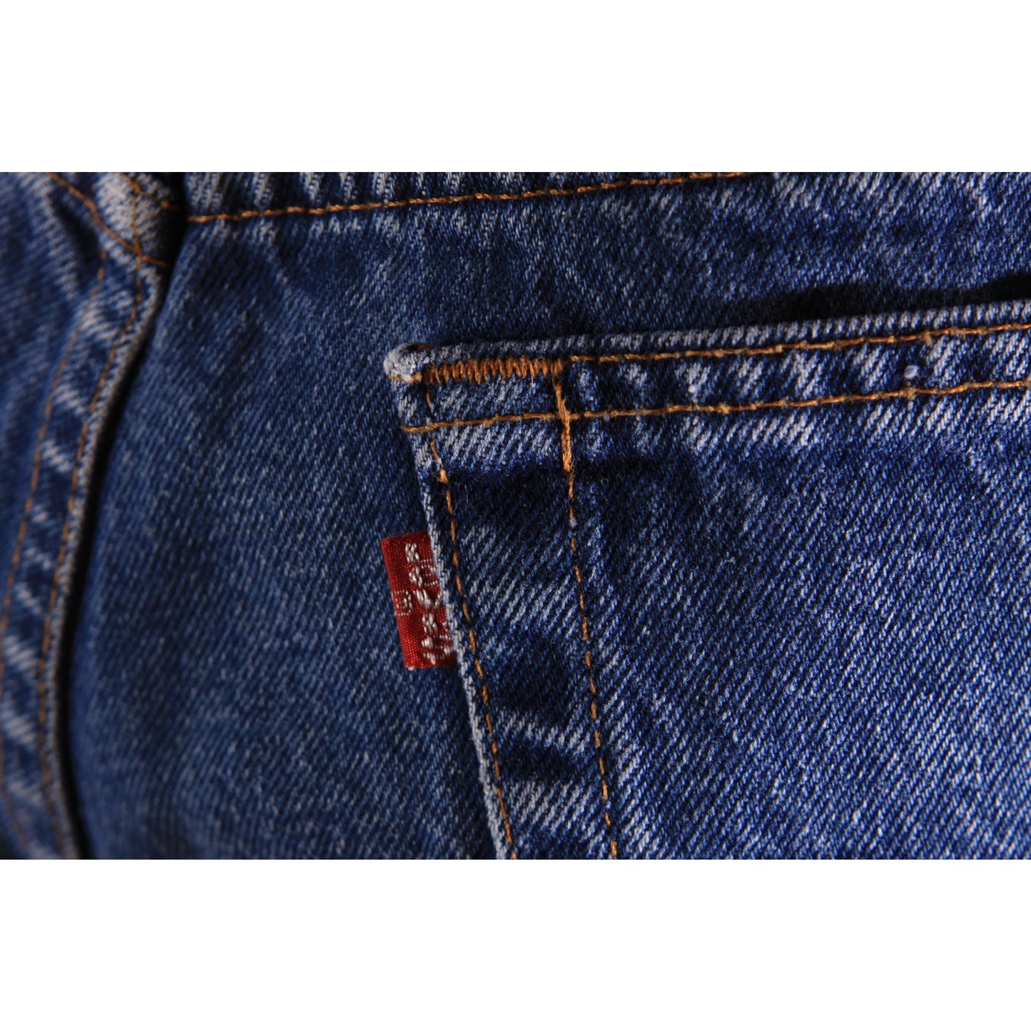 1980s Blue Denim 517 Mens Red Tab Jeans by Levi's - 36x29