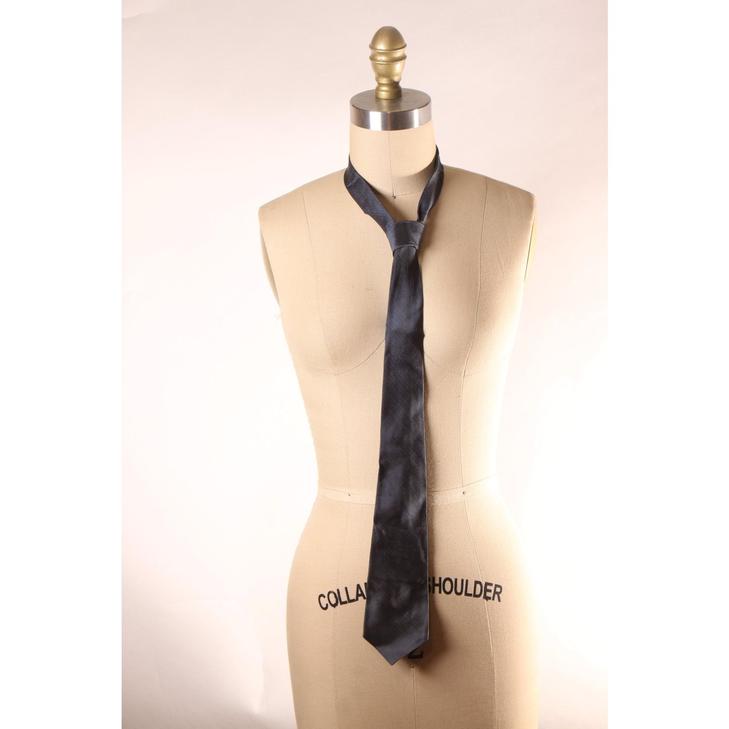 1950s Blue and Green Necktie Tie by Baxter & Henning