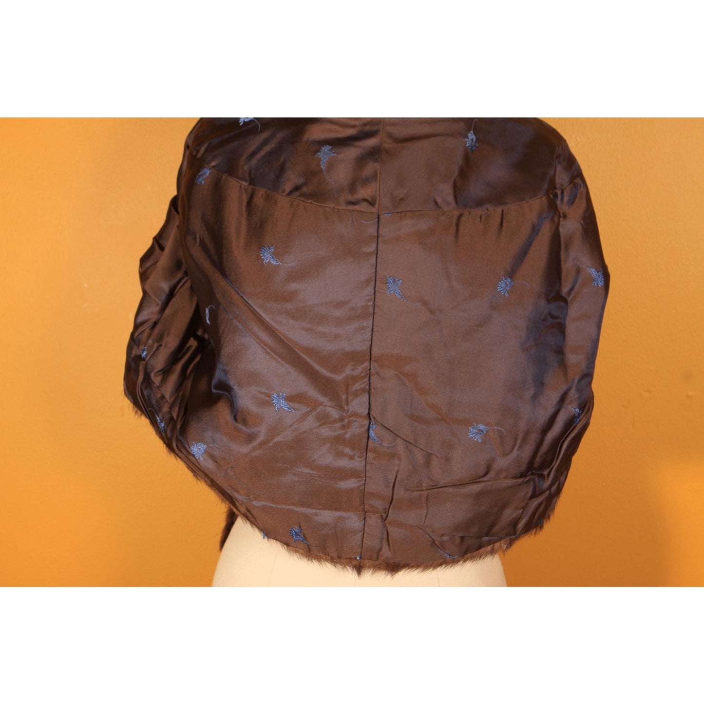 1950s Dark Brown Mink Fur Wrap Shawl