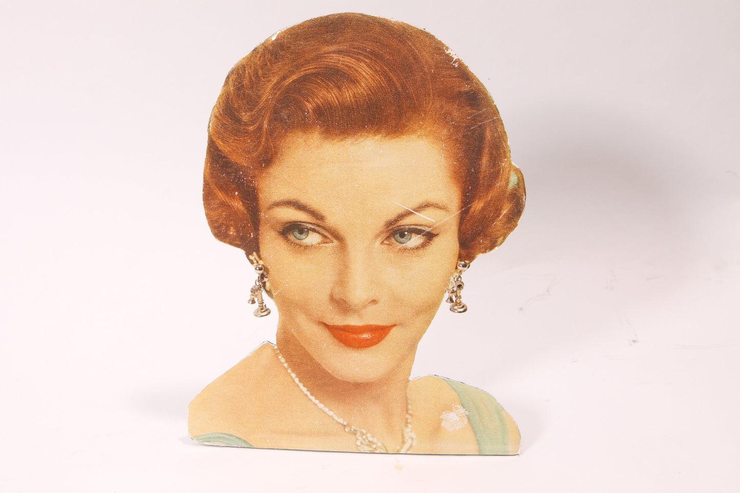 Deadstock 1950s Gold Tone Novelty Telephone Screwback Earrings by Styled by Lang
